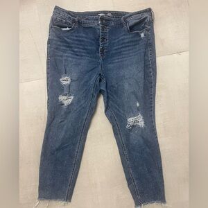 Old Navy Distressed Skinny Jeans